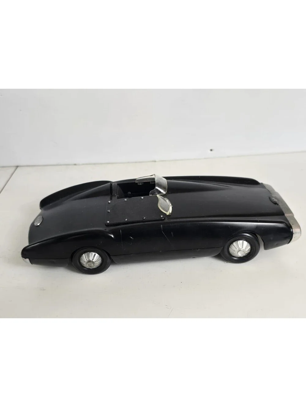 Vintage 60's Ungar 1961 Astra 900 Concept Car Plastic Black Exner Roadster Toy